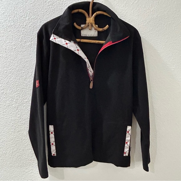 Iliac golf Bert LaMar half zipper pullover sweatshirt - Picture 1 of 10